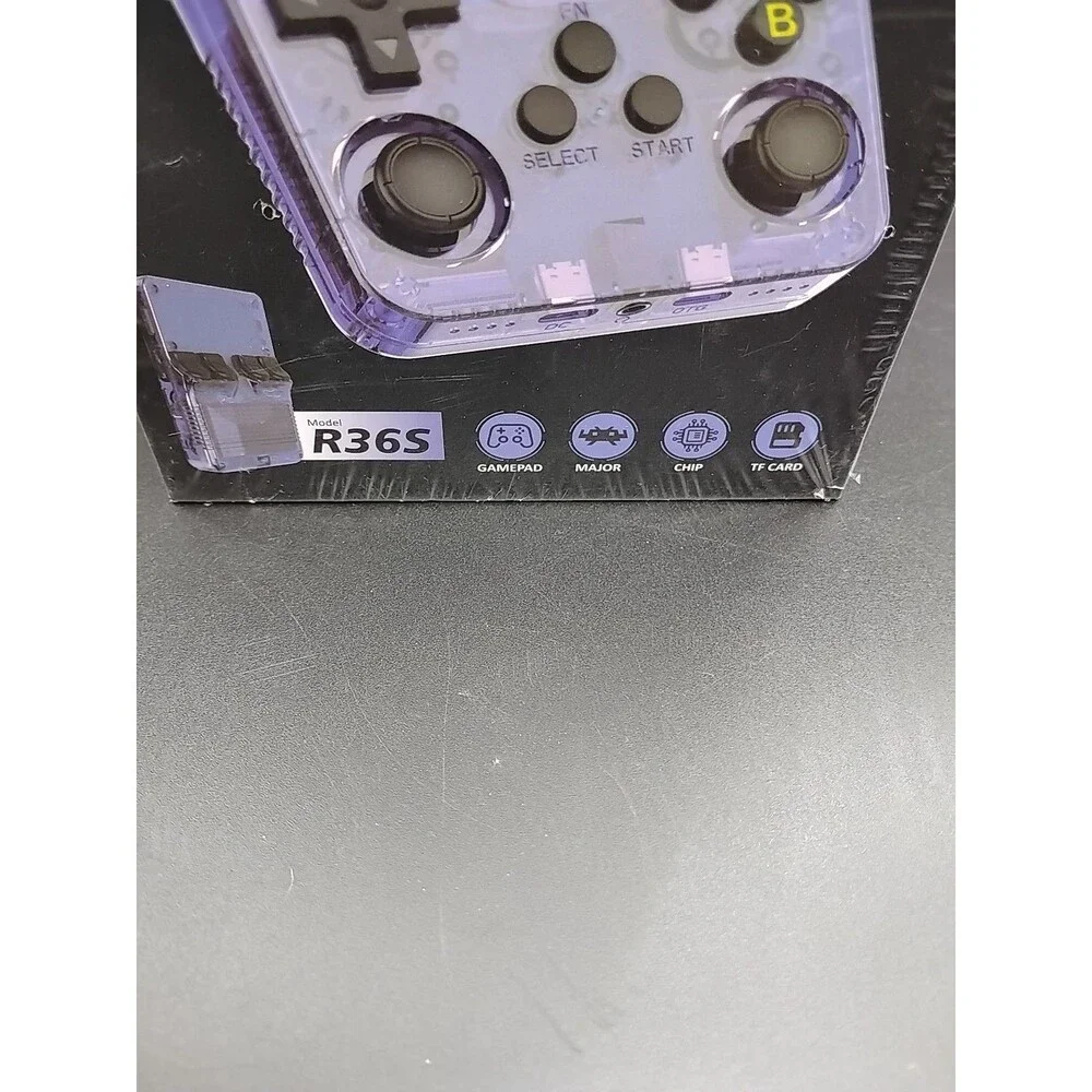 64 GB R36S Handheld Video Game Console Emulator  15,000+ Retro Games Black